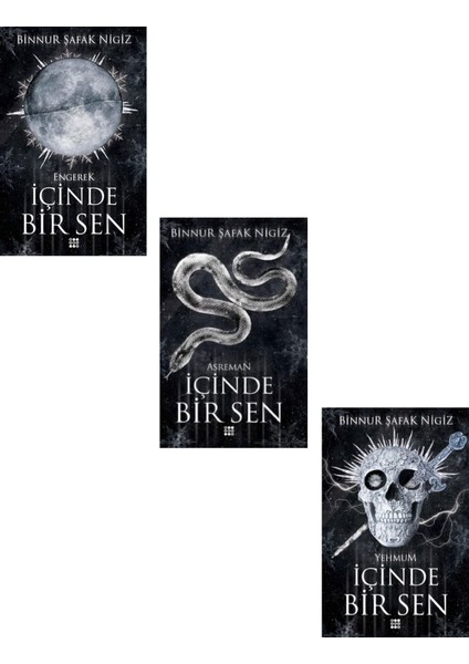 Binnur Şafak Nigiz Içinde Bir Sen Seti 3 Kitap Engerek + Asreman + Yehmum - Binnur Şafak Nigiz