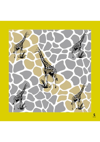 Giraffe Ipek Fular