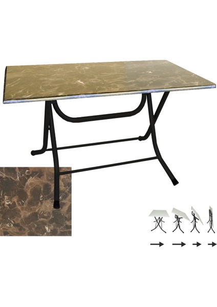 Klasik Katlanır Werzalit Tabla Masa (70X120) - Karacabey Mermer