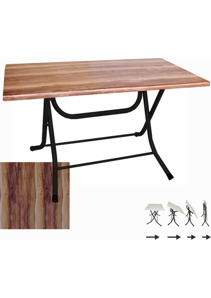 Klasik Katlanır Werzalit Tabla Masa (80X120) - Indiana Wood