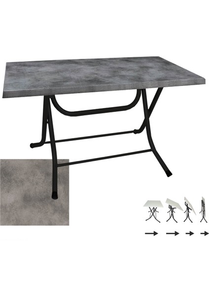 Klasik Katlanır Werzalit Tabla Masa (80X140) - Copperfield