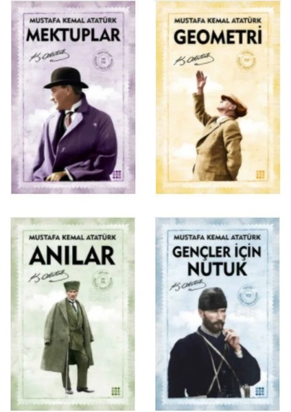 Mustafa Kemal Atatürk Seti 4 Kitap - Mustafa Kemal Atatürk