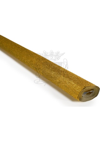 Italyan Krapon Kağıdı NO:911 - Metalik Altın 140 Gr. 50X250 cm