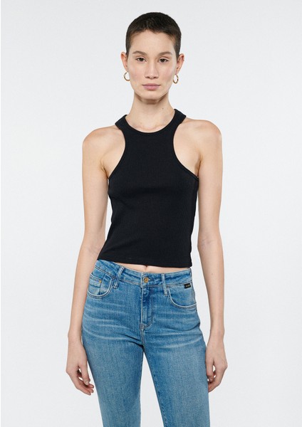 Kadın Halter Yaka Siyah Atlet 1611410-900 modelleri