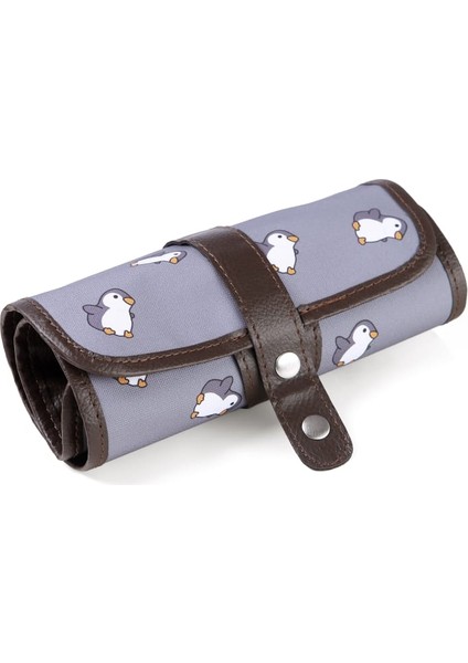 Desenli Rulo Kalemlik 36 Bölmeli Penguenler