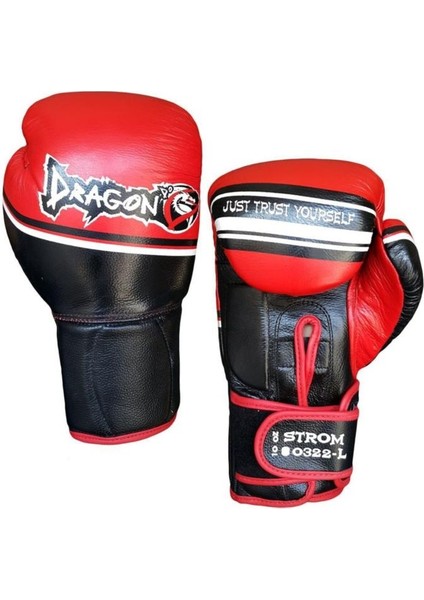 Storm Deri Kick Boks, Muay Thai ve Boks Eldiveni Kırmızı Siyah