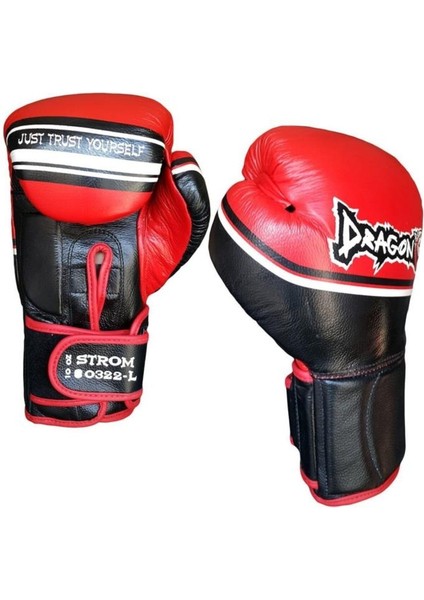 Storm Deri Kick Boks, Muay Thai ve Boks Eldiveni Kırmızı Siyah indirimleri