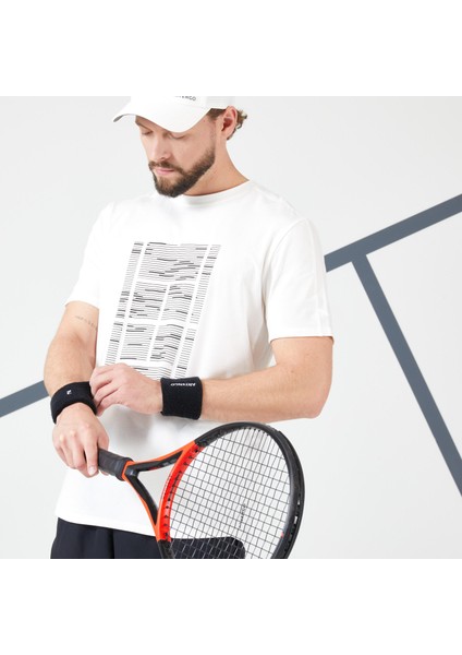 ARTENGO Erkek Tenis Tişörtü - Kırık Beyaz - TTS Soft