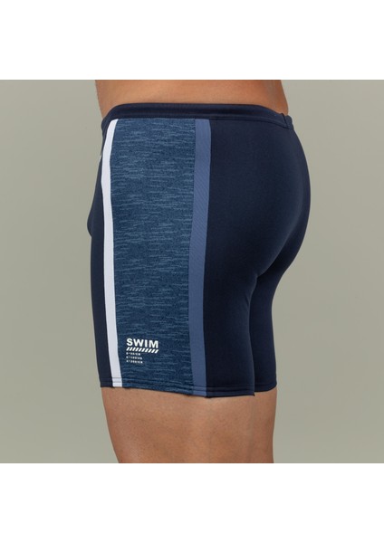 NABAIJI Erkek Uzun Boxer Mayo - Mala Mavi / Beyaz - Yoko fırsatları