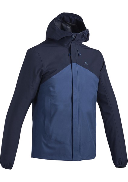 Quechua Erkek Outdoor Yağmurluk - Mavi / Lacivert - Mh150