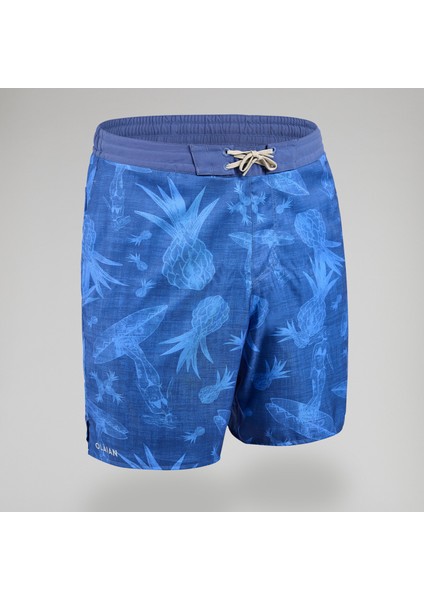 OLAIAN Uzun Boardshort - Mavi - 100