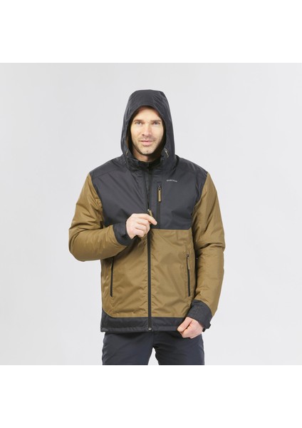 Quechua Erkek Outdoor Su Geçirmez Kar Montu - Kahverengi / Siyah - Sh100 Warm -10°C