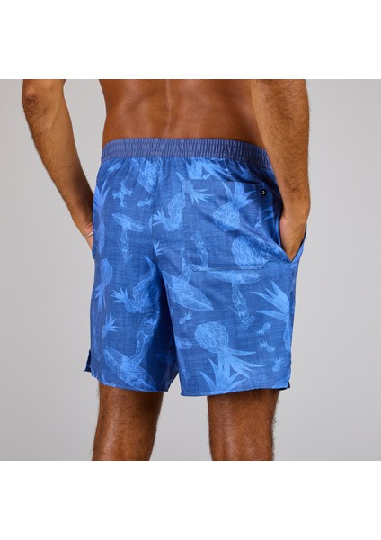 OLAIAN Uzun Boardshort - Mavi - 100