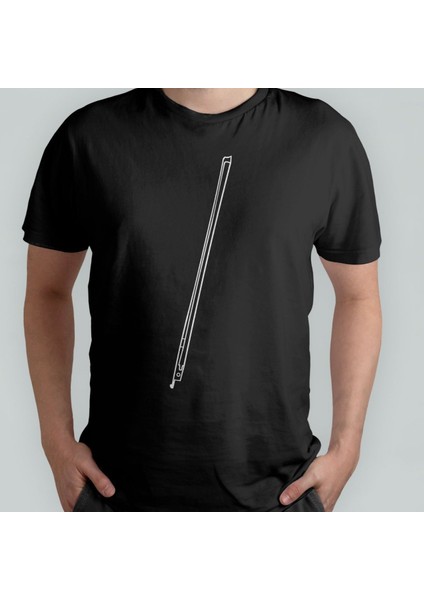 Keman Yayı Violin Siyah Tshirt