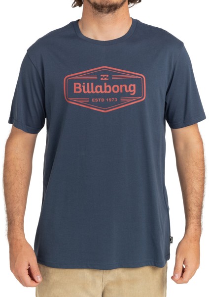 Yuvarlak Yaka Lacivert Erkek T-Shirt C1SS62BIP2 Trademark Ss