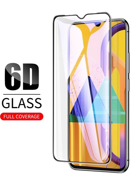 Samsung Galaxy M31 Ekran Koruyucu 6D Kırılmaz Cam - Ultra Darbe Emici Etkin Koruma - Ekranı Tam Kaplar