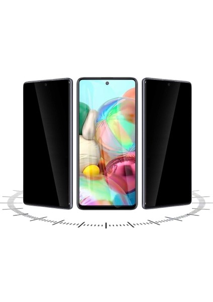 Xiaomi Redmi Note 10S Hayalet Ekran Koruyucu 9D Kırılmaz Cam - Gizlilik Korumalı - Ultra Darbe Emici Etkin Koruma - Ekranı Tam Kaplar