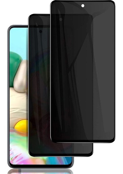 Xiaomi Mi 11 Lite Hayalet Ekran Koruyucu 9D Kırılmaz Cam - Gizlilik Korumalı - Extra Darbe Emici Etkin Koruma - Ekranı Tam Kaplar