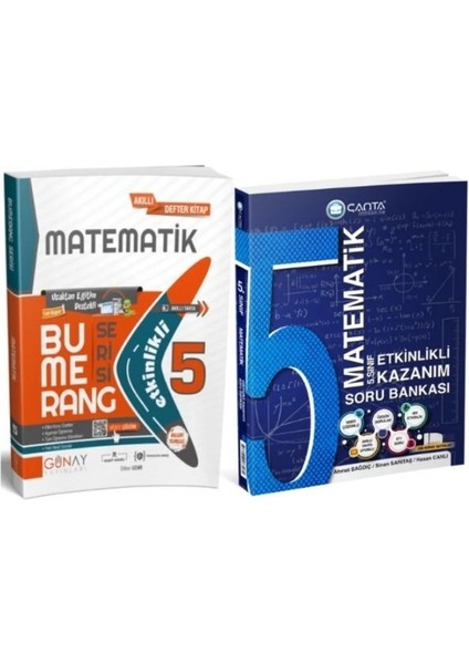 5. Sınıf Bumerang Etkinlikli Matematik + 5. Sınıf – Matematik Ekinlikli Kazanımsoru Bankası