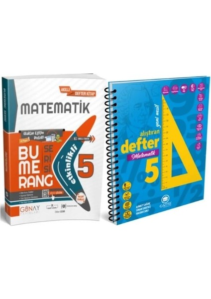 5. Sınıf Bumerang Etkinlikli Matematik + 5. Sınıf – Matematik Alıştıran Defter