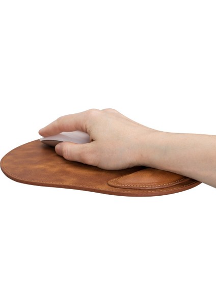 Bileklikli Deri Mouse Pad TN11 Taba fırsatları