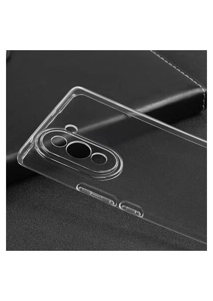 Huawei Nova 10 ile Uyumlu Kılıf Şeffaf Kamera Korumalı Esnek Silikon Telefon Kılıfı Kapak modelleri