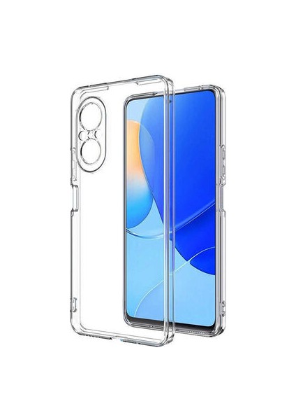 Huawei Nova 9 Se ile Uyumlu Kılıf Şeffaf Kamera Korumalı Esnek Silikon Telefon Kılıfı Kapak