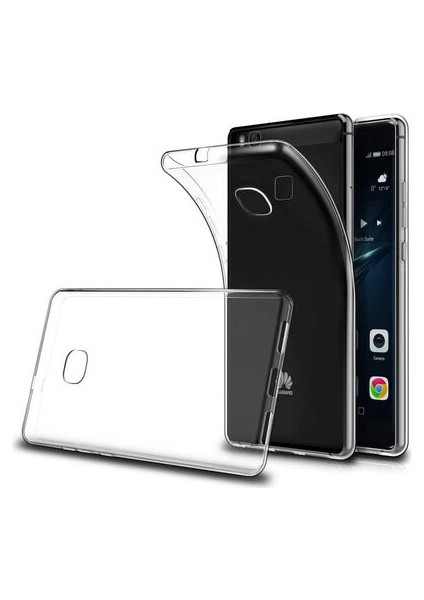 Huawei P10 Lite ile Uyumlu Kılıf Şeffaf Esnek Silikon Telefon Kılıfı Kapak