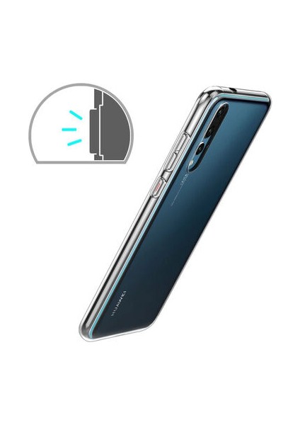 Huawei P20 Pro ile Uyumlu Kılıf Şeffaf Esnek Silikon Telefon Kılıfı Kapak modelleri