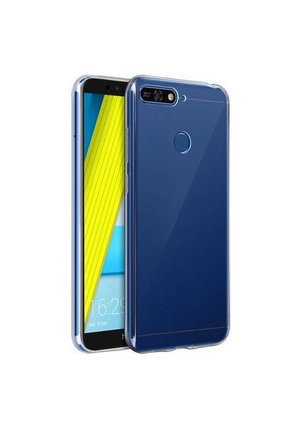 Huawei Y7 2018 ile Uyumlu Kılıf Şeffaf Esnek Silikon Telefon Kılıfı Kapak modelleri
