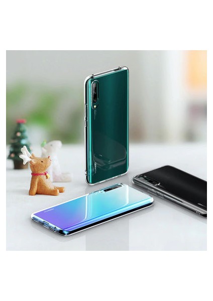 Huawei P Smart Pro 2019 ile Uyumlu Kılıf Şeffaf Esnek Silikon Telefon Kılıfı Kapak fırsatları