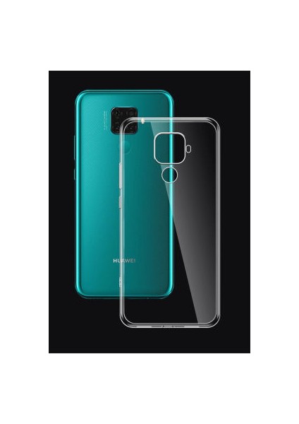 Huawei Mate 30 Lite Kılıf Şeffaf Onyx Tpu Süper Silikon Kapak