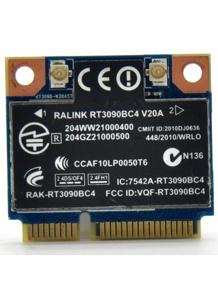 Ralink RT3090BC4 Kablosuz Wlan Wifi 300M N Bluetooth Bluetooth