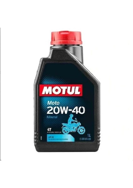 Moto 20W-40 4t Mineral Motor Yağı 1 Litre