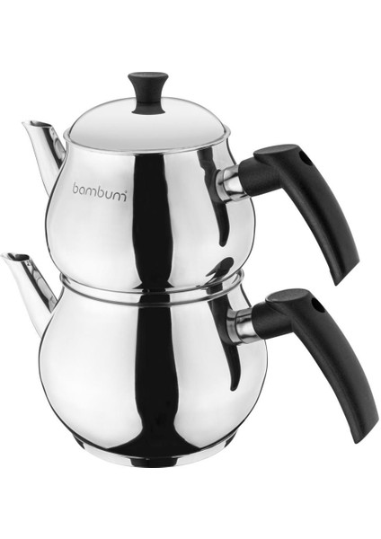 Solid - Çelik Kulplu Çelik Çaydanlık Takımı fiyatları