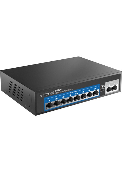 8POE+2RJ45 100M Standard Poe Switch 2*up modelleri