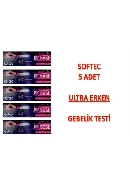 Ultra Erken Gebelik Testi 5 Adet fiyatları