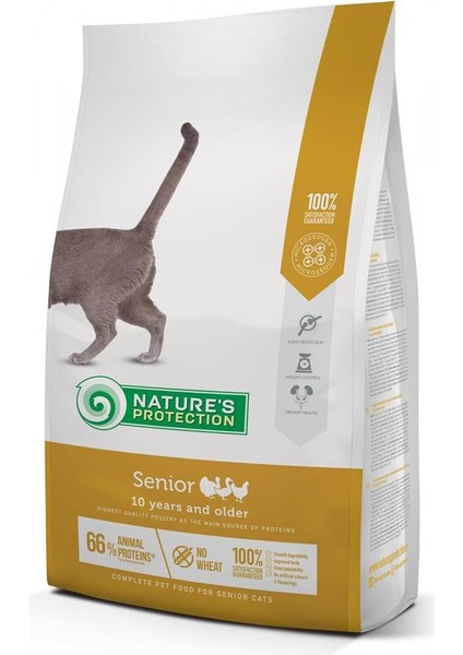 Nature's Protection Senior Kümes Hayvanlı Yaşlı Kedi Maması 2kg