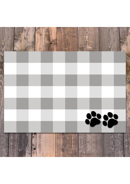 Vinil Kaymaz Tabanlı Keçe Baskılı Evcil Hayvan Pet Mama Paspası 25x40 fiyatları