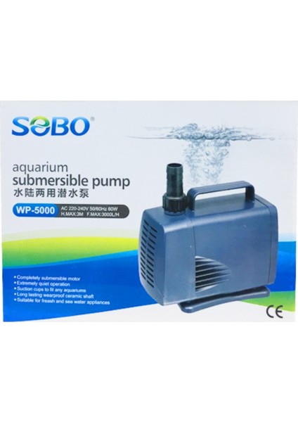 WP-5000 Akvaryum Kafa Motoru