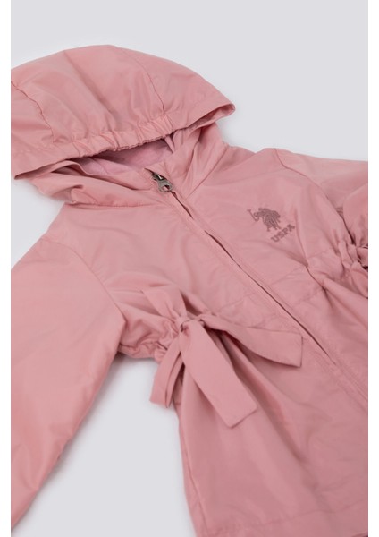Pembe Kız Bebek Yağmurluk