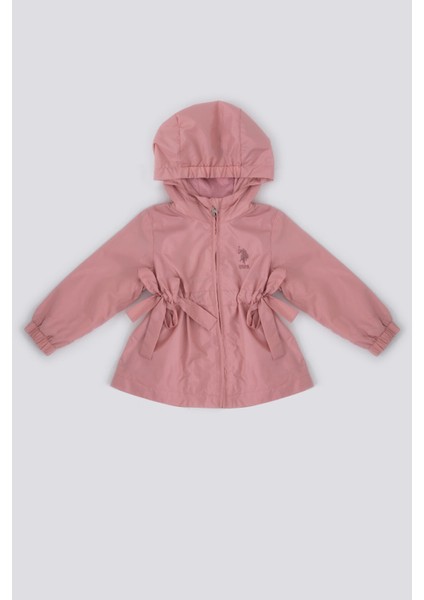 Pembe Kız Bebek Yağmurluk