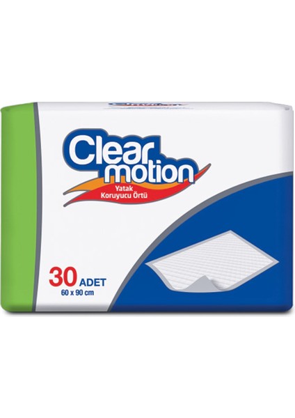 Clear Motion  Yatak Koruyucu Örtü 60 x 90 30 'lu