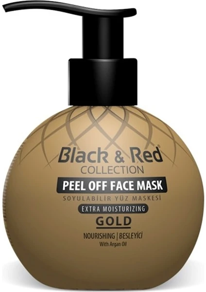 Black & Red Siyah Noktalara Karşı Soyulabilir Gold Altın Yüz Maskesi 250 Ml.