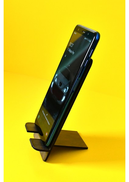 Telefon Tablet Tutucu Aparatı Sabitleyici Masa Üstü Ahşap Telefon Tutacağı