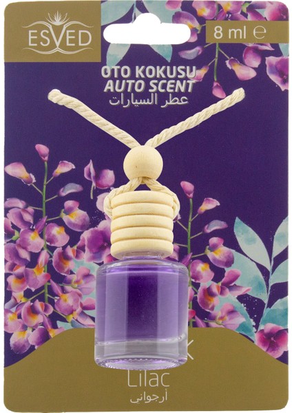 Leylak Kokusu 8 ml Araba Kokusu Cam Şişe