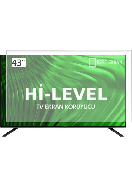 Hi-Level HL43DMN540 Tv Ekran Koruyucu - Hi Level 43" Inç Ekran Koruyucu