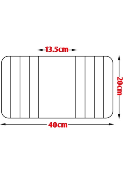 Zhlhome Koyu Kahve Koltuk Tepsisi Yan Sehpa Tesbih Cevizi 20X40 cm