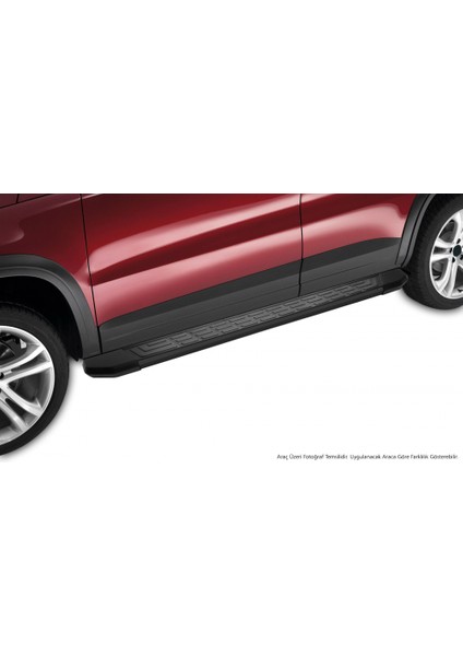 Vw Tiguan Newline Siyah Yan Basamak 173 cm 2007-2015