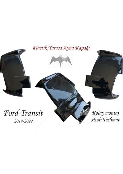 Poyraz Tuning Ford Transit 2014-2018 Uyumlu Yarasa Ayna Kapağı